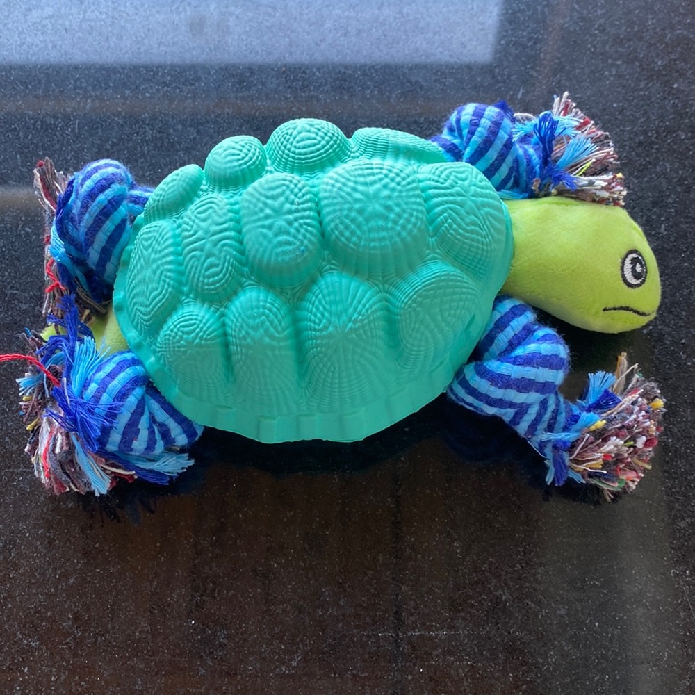 Dog chew toy (turtle)